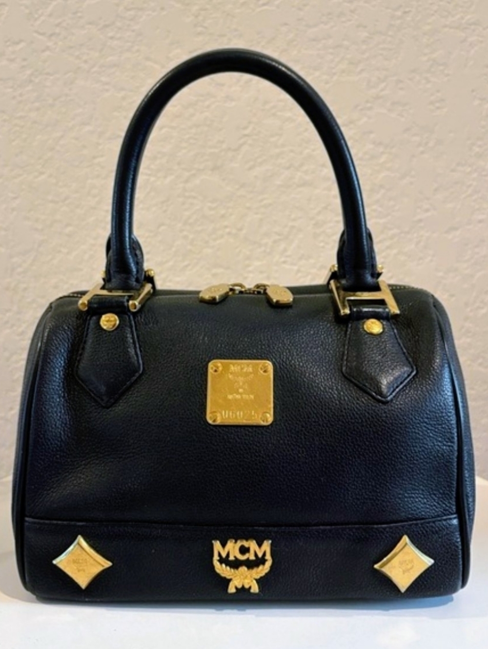 MCM Mini Boston Bag